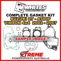 Whites For Suzuki LTA500F Vinson 4X4 Auto 2002-2007 Complete Top Bottom Gasket Kit