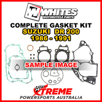 Whites For Suzuki DR200 DR 200 1986-1991 Complete Top Bottom Gasket Kit