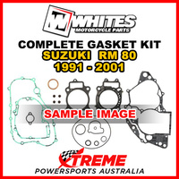 Whites For Suzuki RM80 RM 80 1991-2001 Complete Top Bottom Gasket Kit