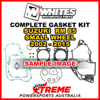 Whites For Suzuki RM85 Small Wheel 2002-2015 Complete Top Bottom Gasket Kit