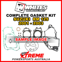 Whites For Suzuki RM125 RM 125 2001-2003 Complete Top Bottom Gasket Kit