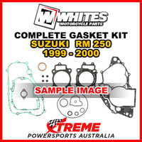 Whites For Suzuki RM250 RM 250 1999-2000 Complete Top Bottom Gasket Kit