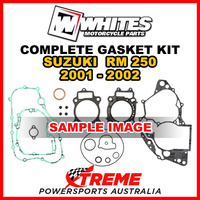 Whites For Suzuki RM250 RM 250 2001-2002 Complete Top Bottom Gasket Kit
