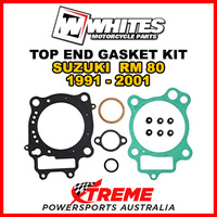 Whites For Suzuki RM80 RM 80 80cc 1991-2001 Top End Rebuild Gasket Kit