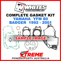 Whites Yamaha YFM80 YFM 80 Badger 1992-2001 Complete Top Bottom Gasket Kit