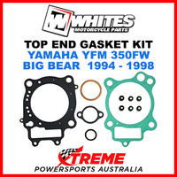 Whites Yamaha YFM 350FW Big Bear 1994-1998 Top End Rebuild Gasket Kit