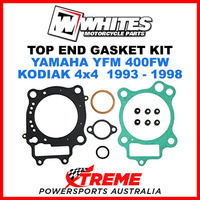 Whites Yamaha YFM 400FW Kodiak 4x4 1993-1998 Top End Rebuild Gasket Kit
