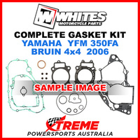 Whites Yamaha YFM 350FA Bruin 4x4 2006 Complete Top Bottom Gasket Kit