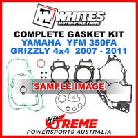 Whites Yamaha YFM 350FA Grizzly 4x4 2007-2011 Complete Top Bottom Gasket Kit