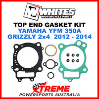 Whites Yamaha YFM350A YFM 350A Grizzly 2x4 2012-2014 Top End Rebuild Gasket Kit