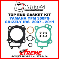 Whites Yamaha YFM350FG Grizzly IRS 2007-2011 Top End Rebuild Gasket Kit