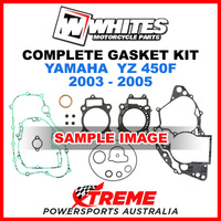 Whites Yamaha YZ450F YZ 450F 2003-2005 Complete Top Bottom Gasket Kit