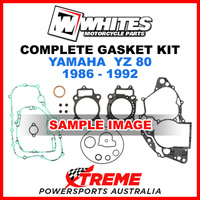 Whites Yamaha YZ80 YZ 80 1986-1992 Complete Top Bottom Gasket Kit