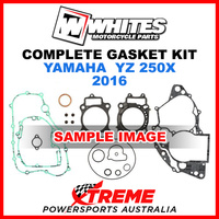 Whites Yamaha YZ250X YZ 250X 2016 Complete Top Bottom Gasket Kit
