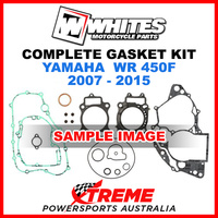 Whites Yamaha WR450F WR 450F 2007-2015 Complete Top Bottom Gasket Kit