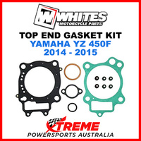 Whites Yamaha YZ450F YZF450 2014-2015 Top End Rebuild Gasket Kit