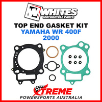 Whites Yamaha WR400F WRF400 2000 Top End Rebuild Gasket Kit