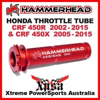 HAMMERHEAD THROTTLE TUBE RED HONDA CRF 450R 2002-2015 CRF 450X 2005-2015 MX DIRT