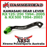 HAMMERHEAD GEAR LEVER GREEN KAWASAKI KX 125 250 1994-2005 KX 500 1994-2003 MX
