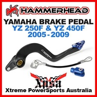 HAMMERHEAD FORGED BRAKE PEDAL BLUE YAMAHA YZ 250F YZ250F 450F YZ450F 2005-2009