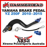 HAMMERHEAD FORGED BRAKE PEDAL BLUE YAMAHA YZ 250F YZ250F 2010-2015 MX DIRT BIKE