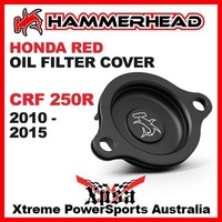 HAMMERHEAD BLACK OIL FILTER COVER HONDA CRF250R CRF 250R 2010-2015 MX MOTOCROSS