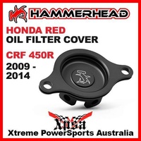 HAMMERHEAD BLACK OIL FILTER COVER HONDA CRF450R CRF 450R 2009-2014 MX MOTOCROSS