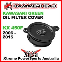 HAMMERHEAD BLACK OIL FILTER COVER KAWASAKI KX450F KX 450F KXF450 2006-2015 MX