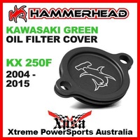 HAMMERHEAD BLACK OIL FILTER COVER KAWASAKI KX250F KX 250F KXF250 2004-2015 MX