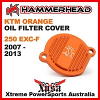 HAMMERHEAD ORANGE OIL FILTER COVER KTM 250EXCF 250 EXCF EXC-F 2007-2013 ENDURO