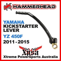 HAMMERHEAD KICK STARTER LEVER BLACK YAMAHA YZ 450F YZ450F 2011-2015 MX DIRT BIKE
