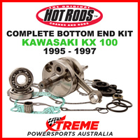 Hot Rods Kawasaki KX100 KX 100 1995-1997 Complete Bottom End Kit CBK0051