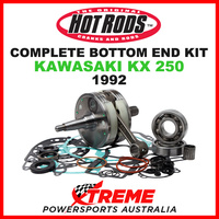 Hot Rods Kawasaki KX250 KX 250 1992 Complete Bottom End Kit CBK0054