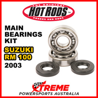 Hot Rods For Suzuki RM100 RM 100 2003 Main Bearing Kit H-K004