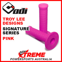 ODI Troy Lee Designs TLD Pink Signature Series Diamond Pattern MX Grips H00TL-P