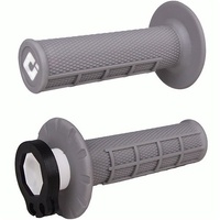 ODI Grey MX Half Waffle Lock On Soft Grip 2T / 4T