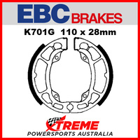 EBC Rear Grooved Brake Shoe Kawasaki KX 80 1979-1983 K701G
