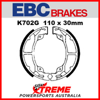 EBC Rear Grooved Brake Shoe Kawasaki KH 125 1977-1981 K702G
