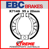 EBC Front Grooved Brake Shoe Kawasaki KX 80 E1 1983 K714G