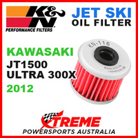 K&N Kawasaki Ultra 300X 1498cc 2012 Oil Filter PWC Jet Ski KN-116 JT1500