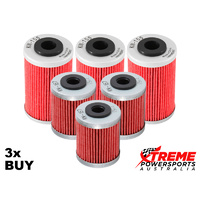 KN-155,KN-157 KTM 250 EXC RACING 4T 2002-2006 Oil Filter 3x Pack