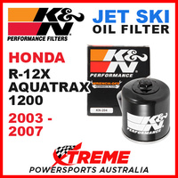 K&N Honda R-12X Aquatrax 1200cc 2003-2007 Oil Filter PWC Jet Ski KN-204-1
