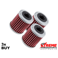 KN-559 Can-Am SPYDER RS SM5 2008-2012 Oil Filter 3x Pack