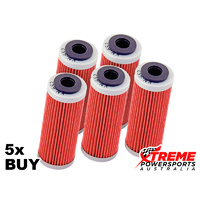 KN-652 KTM 530 EXC 2010-2011 Oil Filter 5x Pack