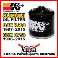 K&N OIL FILTER For Suzuki GSX-R600 1997-2015 GSX-R750 1996-2015 ROAD BIKE MOTORCYCLE