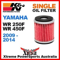 K&N OIL FILTER YAMAHA WR WRF 250F WR250F WR450F 450F 2009-2014 KN 140 MX ENDURO