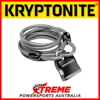 Kryptonite Kryptoflex 818 Looped Steel Cable + Key Padlock 120cm Motorcycle