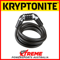 Kryptonite Kryptoflex 1018 Combination Braided Steel Cable Lock 180cm Motorcycle