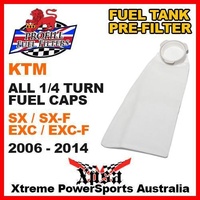 PROFILL FUEL PETROL TANK PRE FILTER ALL 1/4 QUARTER TURN KTM SX SX-F EXC EXC-F