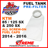 PROFILL PRE-FILTER 85SX 125SX 250SX 2014-2016 KTM SCREW-ON FUEL TANK CAP